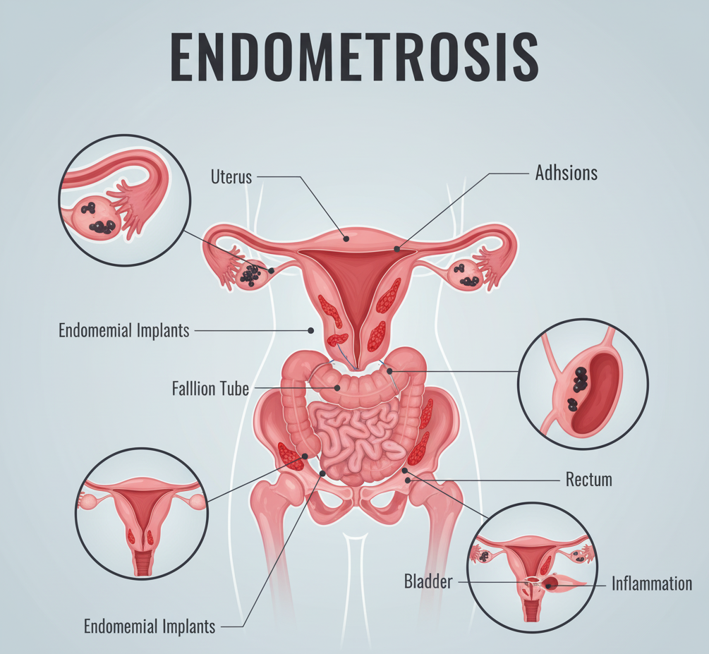 Comprendre l’Endométriose : Causes, Symptômes et Solutions