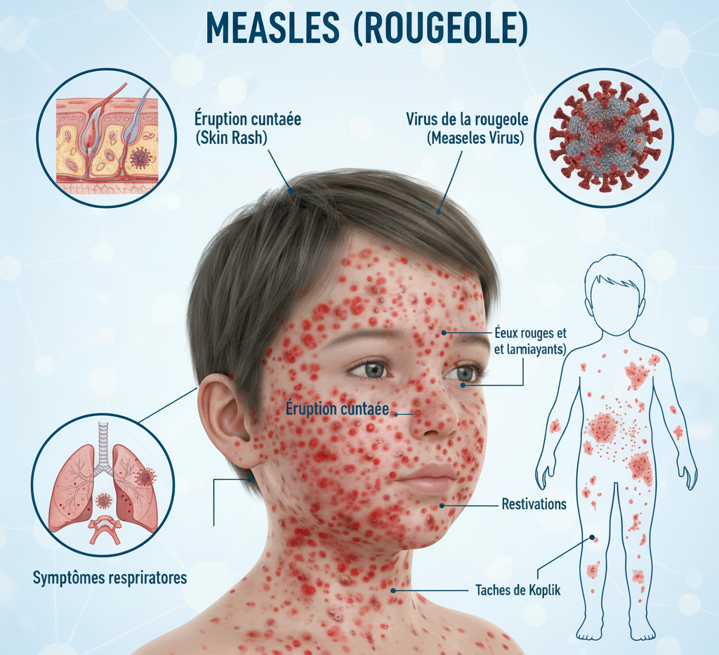 Tout savoir sur la rougeole : symptômes, prévention et traitement