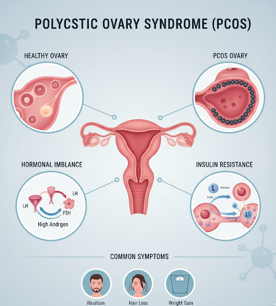 Comprendre le syndrome des ovaires polykystiques : causes, symptômes et solutions